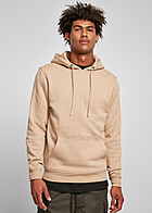 Urban Classics Herren Basic Terry Hoodie mit Tunnelzug und Kngurutasche union beige