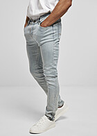Urban Classics Dames Broek van Kunstleer met Zijdelingse Ritssluiting jaspergroen