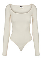 Urban Classics Damen Organic Longsleeve Body whitesand hell beige
