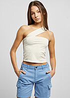 Urban Classics Damen One Strap Top whitesand hell beige