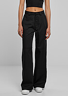Urban Classics Damen Loose Fit Workwear Hose schwarz