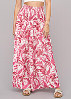 Cloud5ive Dames Maxirok met all-over paisleyprint roze