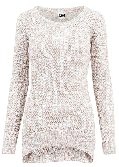 Urban Classics Damen Pullover Wideneck Sweater off weiss - Art.-Nr.: 17084197