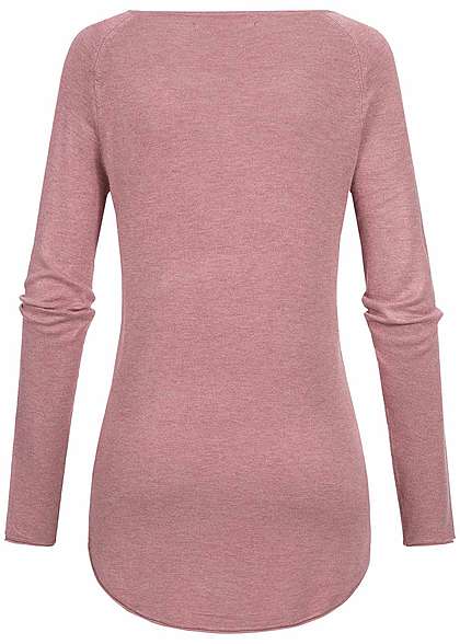 ONLY Dames NOOS Longsleeve mesa donker roze