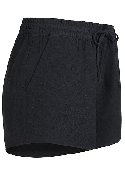 ONLY Damen NOOS Shorts 2-Pockets Tunnelzug schwarz