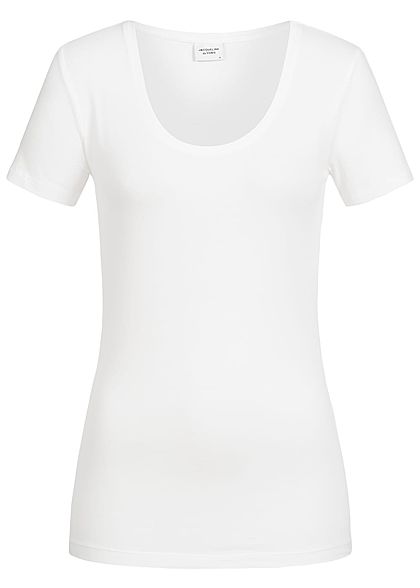 JDY by ONLY NOOS Basic T-Shirt cloud dancer weiss