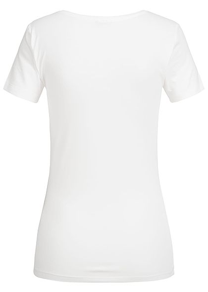 JDY by ONLY NOOS Basic T-Shirt cloud dancer weiss