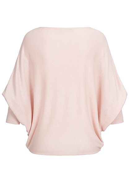 Cloud5ive Dames Top met 3/4 vleermuismouwen roze