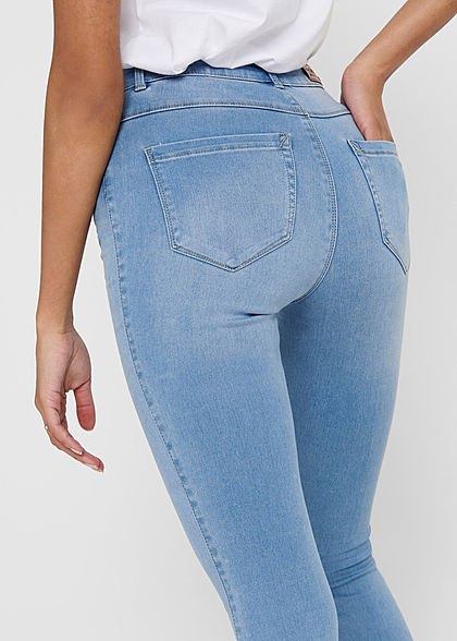 Editie ontvangen Definitief ONLY Dames NOOS High-Waist Skinny Jeans Broek 5-Pockets lichtblauw denim