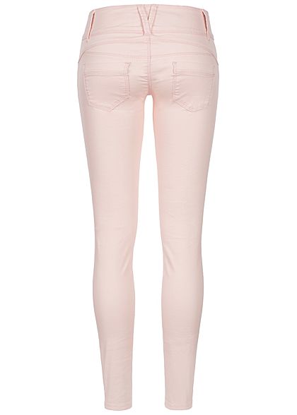 Seventyseven Lifestyle Damen Skinny Jeans 4- Pockets rosa denim