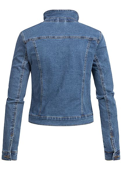 Vero Moda Dames NOOS Jeans Jas met 2 borstzakken blauw