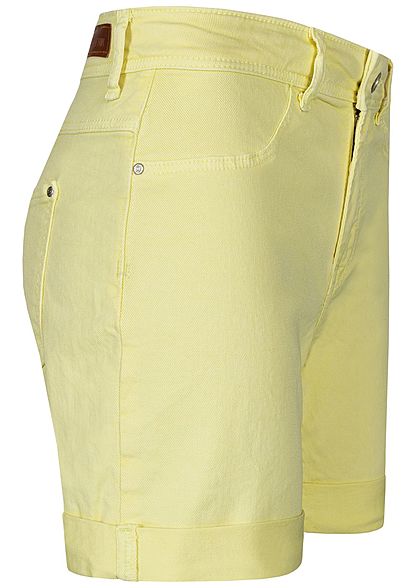 JDY by ONLY Damen Jeans Shorts 2-Pockets mellow gelb denim