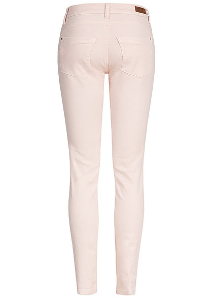 JDY by ONLY Damen Push-Up Skinny Jeans 2-Pockets Regular Waist shell rosa