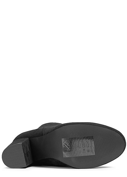 Seventyseven Lifestyle Damen Block Heel Boots schwarz