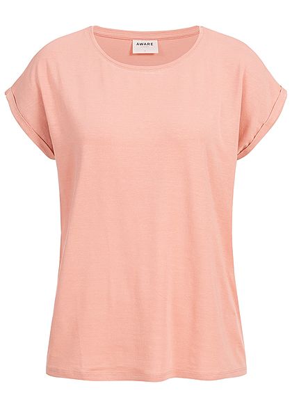 Vero Moda Damen Oversized T-Shirt NOOS misty rosa - Art.-Nr.: 19041408