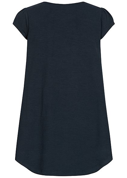 Name It Kids Mädchen Tunic T-Shirt Butterfly Sequins dark sapphire blau