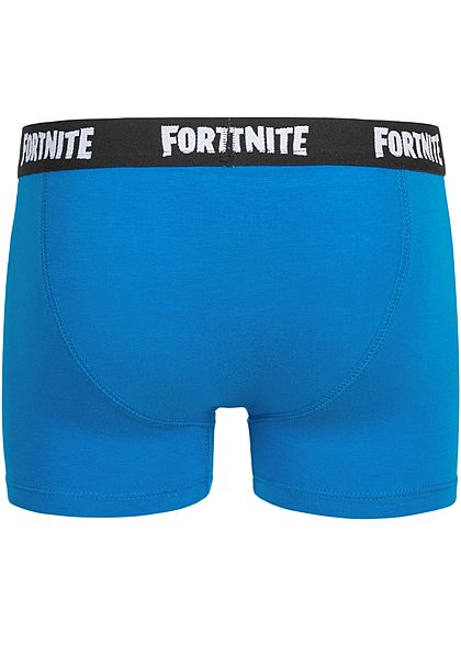 Name It Kids Jungen 2-Pack Boxershorts Fortnite Print schwarz blau