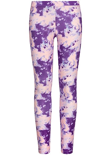 Name It Kids Mädchen Leggings Abstract Dance Print pansy rosa lila