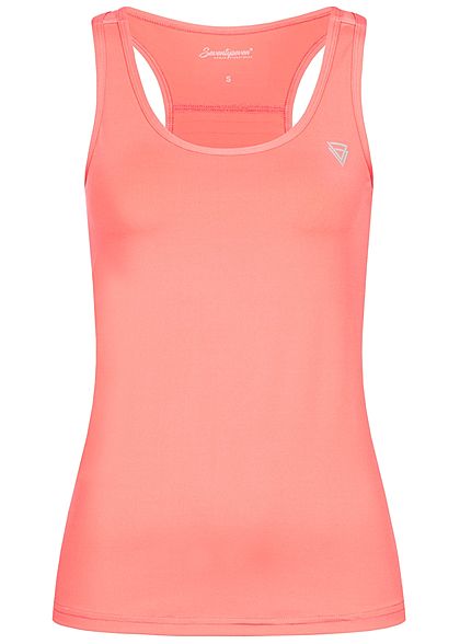 Seventyseven Lifestyle Damen Fitness Tank Top corall pink