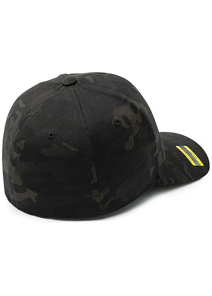 Flexfit Camouflage Design Cap zwart camouflage
