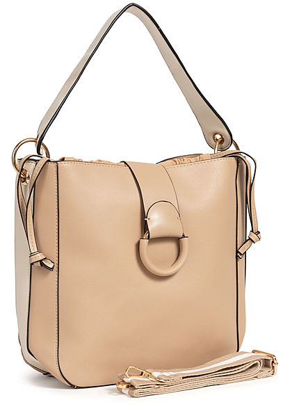 Styleboom Fashion Damen 2in1 Tote Bag khaki