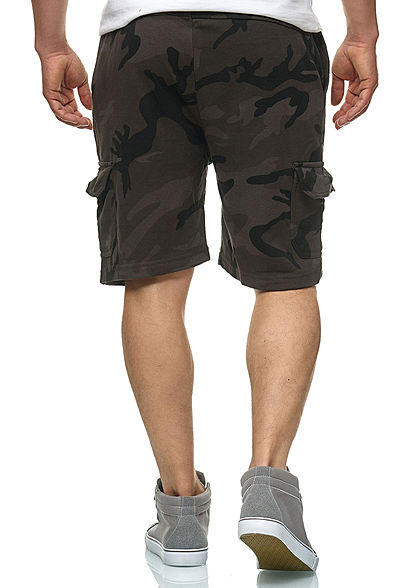 Weinig Uitdrukkelijk herwinnen Urban Classics Heren Bermuda Cargo Camouflage Shorts 4-Pockets dark camo