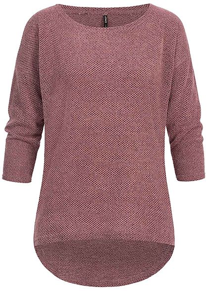 ONLY Dames NOOS 3/4 Mouwen Shirt dry roze