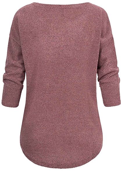 ONLY Dames NOOS 3/4 Mouwen Shirt dry roze
