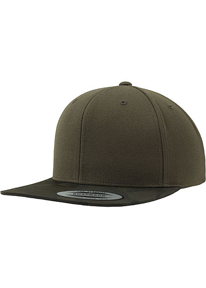 Flexfit TB Snapback Cap Camouflage Design olive grün
