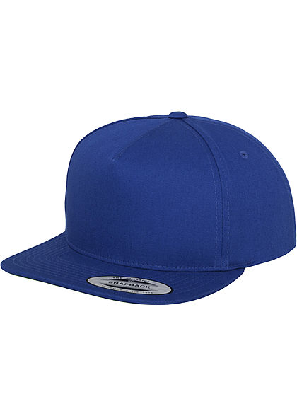 Flexfit TB 5-Panel Basic Snapback Cap royal blau