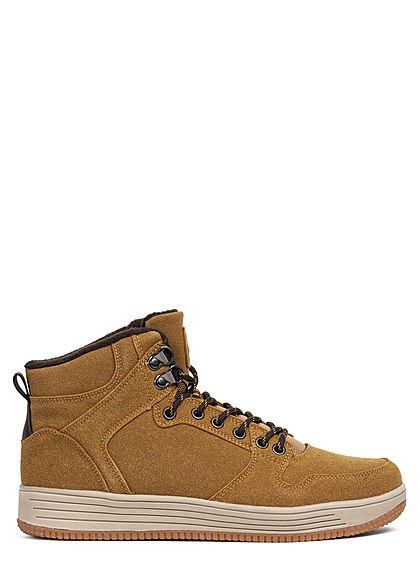 Urban Classics Heren Shoe High Top Winter Sneaker honey bruin