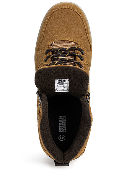Urban Classics Heren Shoe High Top Winter Sneaker honey bruin
