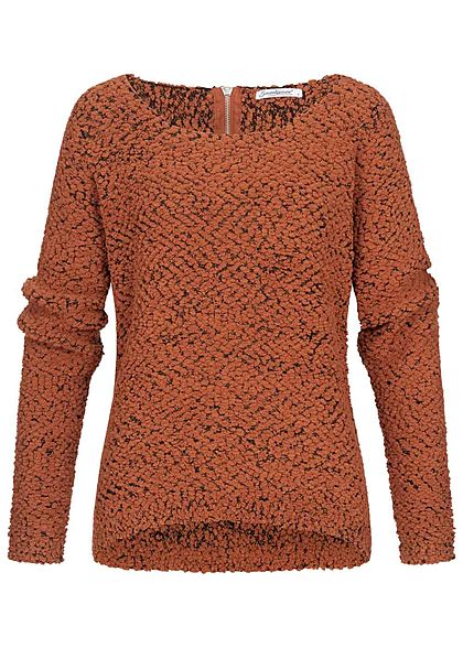 Seventyseven Lifestyle Damen Sweater caramel braun