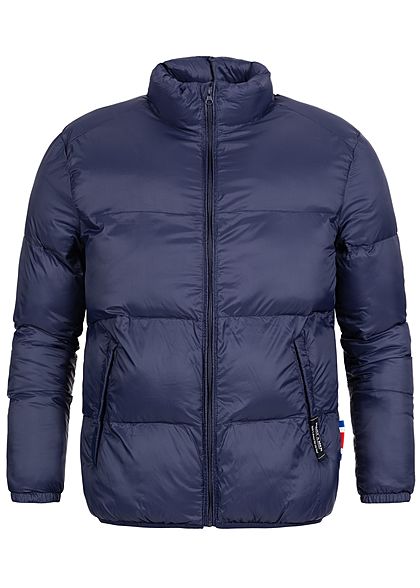 Hailys Herren Nylon Winter Steppjacke 2-Pockets navy blau