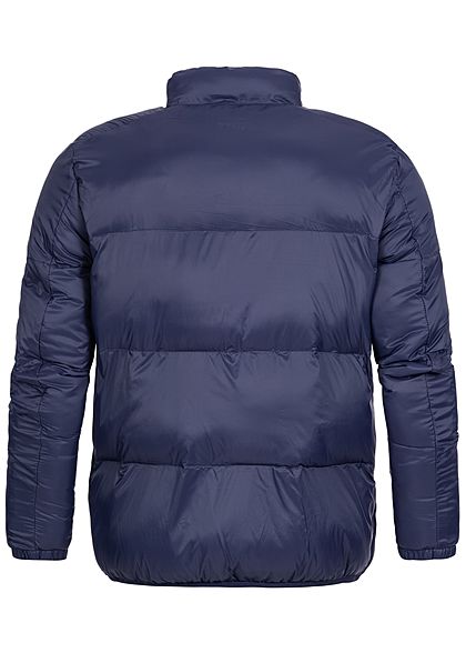 Hailys Herren Nylon Winter Steppjacke 2-Pockets navy blau