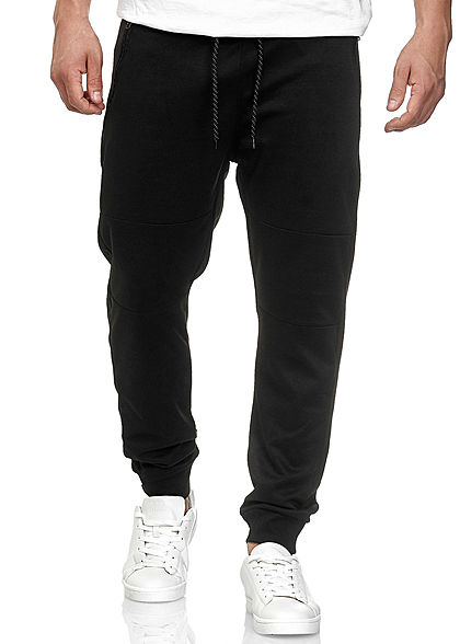 Southpole Herren Basic Jogging Fleece Hose schwarz