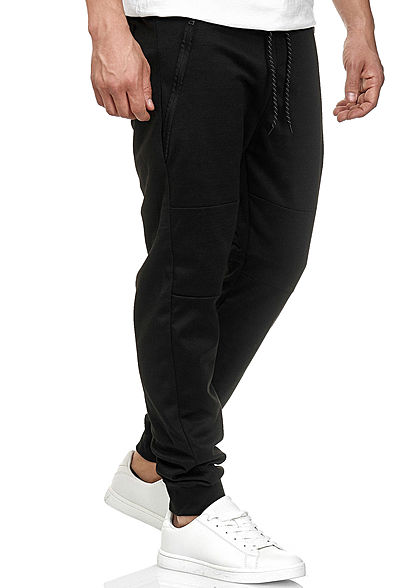 Southpole Herren Basic Jogging Fleece Hose schwarz