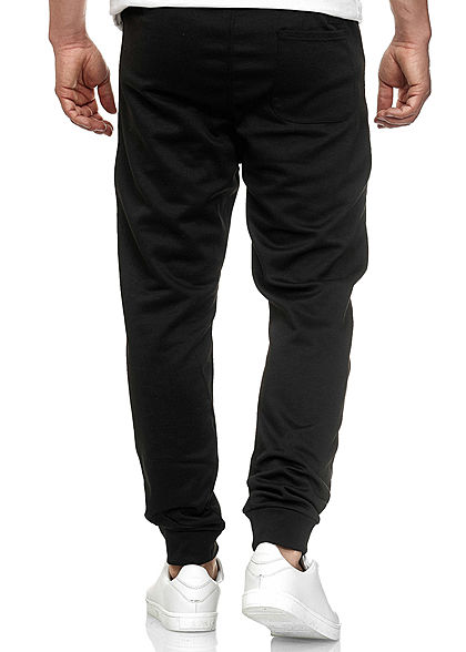 Southpole Herren Basic Jogging Fleece Hose schwarz