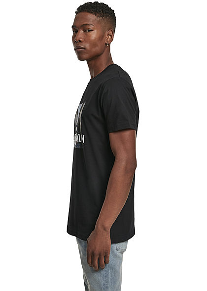 Mister Tee TB Herren T-Shirt Hello Brooklyn Print schwarz