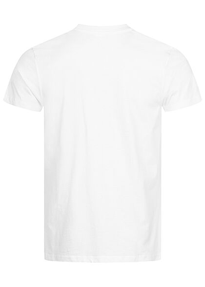 Urban Classics Herren Basic T-Shirt mit Rundhals weiss