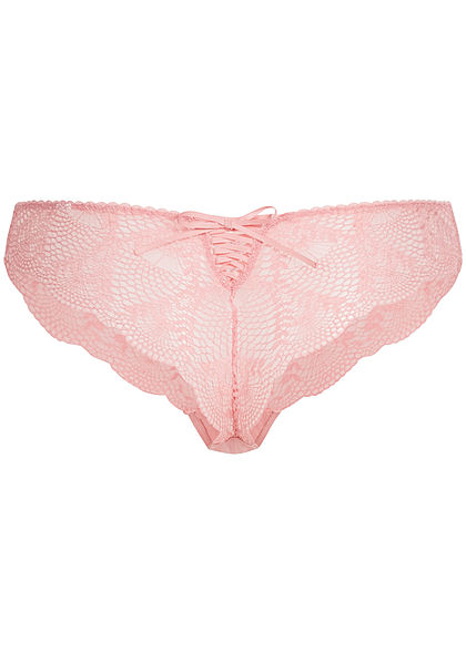 Seventyseven Lingerie Damen 2er-Set Brazilian Slips hell rosa