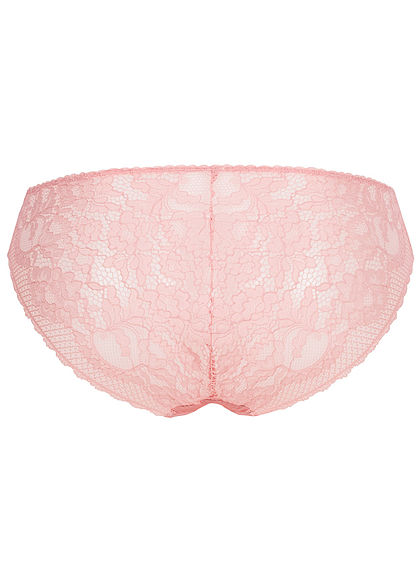 Seventyseven Lingerie Damen 2er-Set Spitzen Hipster Mini Slips hell rosa