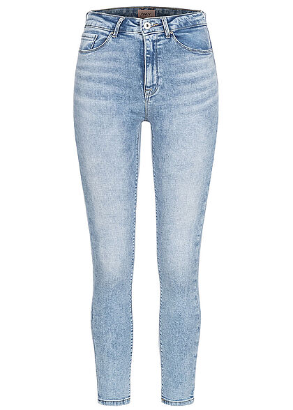 ONLY Dames NOOS Skinny Ankle Jeans 5-Pockets lichtblauw denim - Art.-Nr.: 20010129