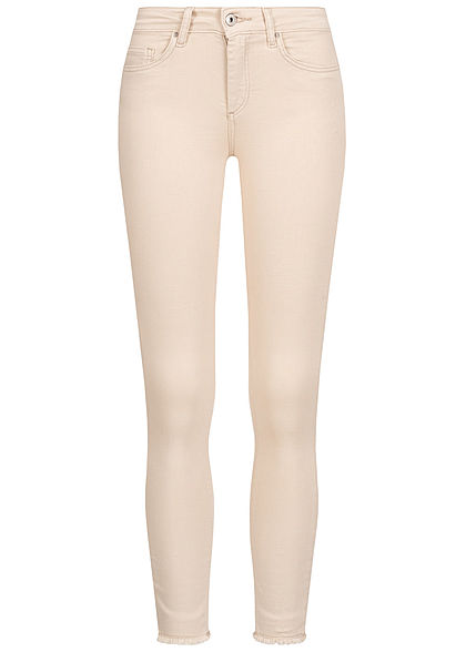 ONLY Dames NOOS Skinny Ankle Jeans 5-Pockets Mid-Waist ecru beige - Art.-Nr.: 20083980