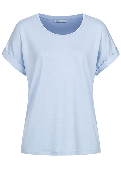 ONLY Dames NOOS T-Shirt lichtblauw