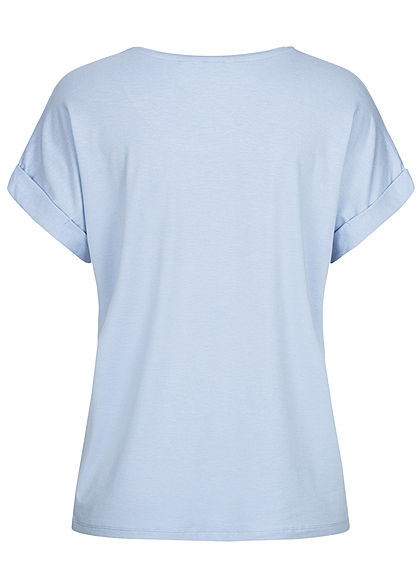 ONLY Dames NOOS T-Shirt lichtblauw
