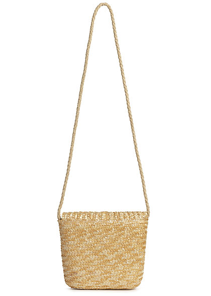 Hailys Damen Mini Papier Handtasche 1-Pocket 20x20cm beige