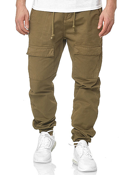 Urban Classics Herren Cargo Jogginghose mit 6-Pockets summer olive