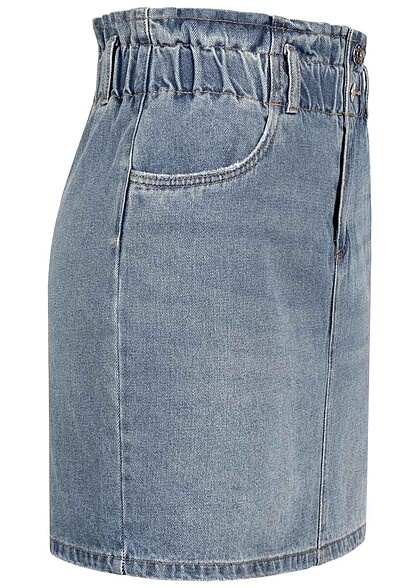 ONLY Dames Mini Jeans Rok medium blauw denim