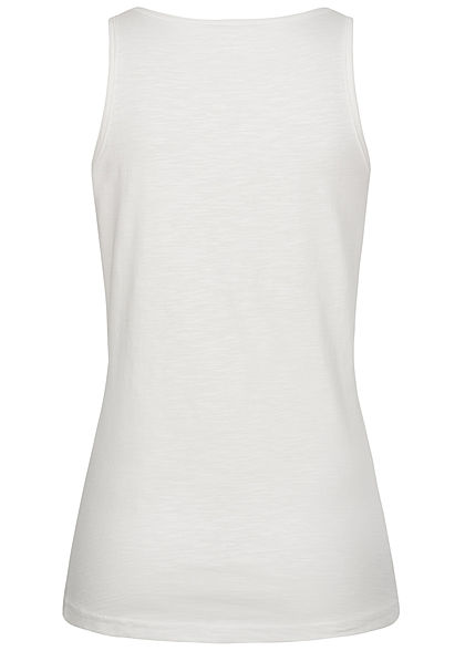 Urban Surface Damen Tank Top Insel Print off weiss